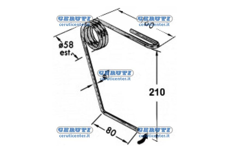 Dente Erpice Seminatrice - Strigliatrice Aba Group