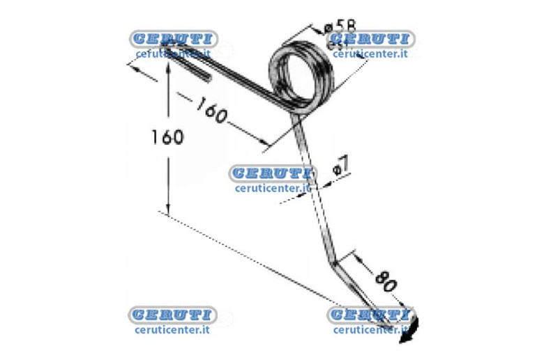 Dente Erpice Seminatrice - Strigliatrice Aba Group