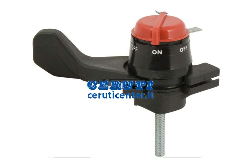 Gashebel Aus Nylon Mit Eingebauter Abstellknopf, Rechtsseitig, Befestigungsschraube M 6X33