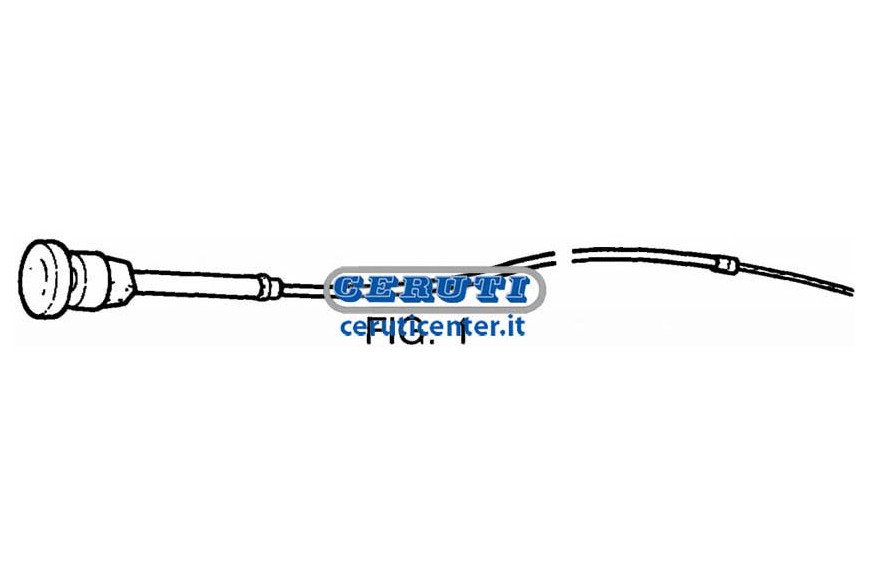 Motor Stop With Cable And Sheath Total Length 1200 Mm