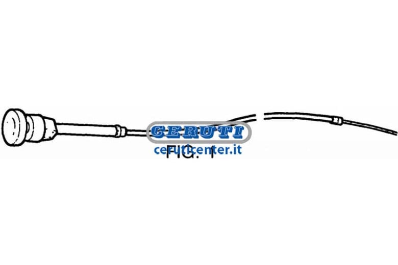 Arret Moteur Avec Cable Et Gaine Longueur Totale 1200 Mm