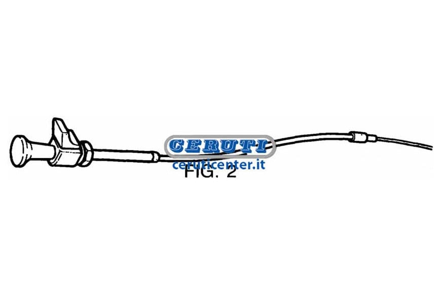 Cavo Arresto Motore Con Pomello Rosso Stop Per Fiat E New Holand - Adattabile 5113254