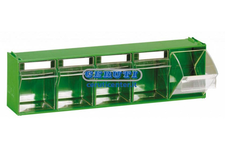Cassettiera Per Espositore 5 Cassetti L 600 - P 140 - H 168 Mm