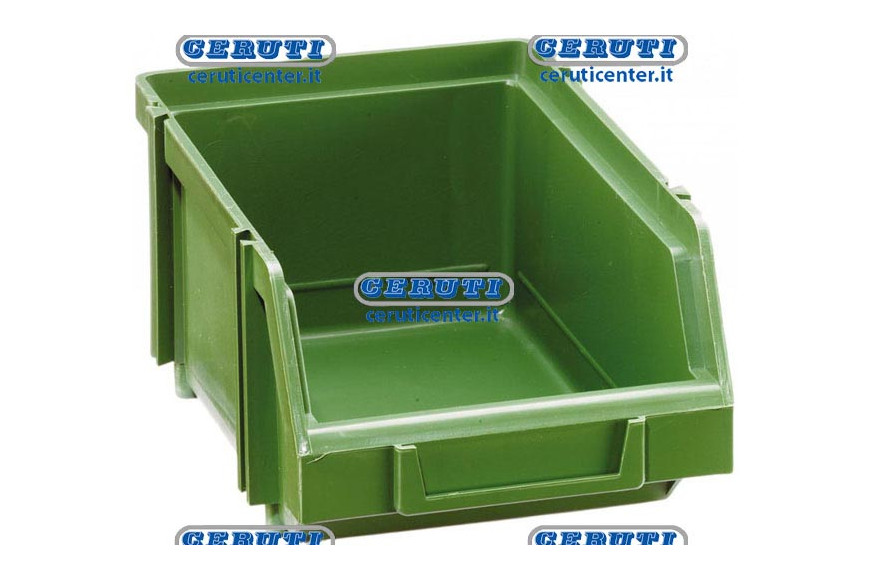 Contenitore Sovrapponibile E Componibile In Plastica Dimensioni Lxpxh 108X167X75 Mm