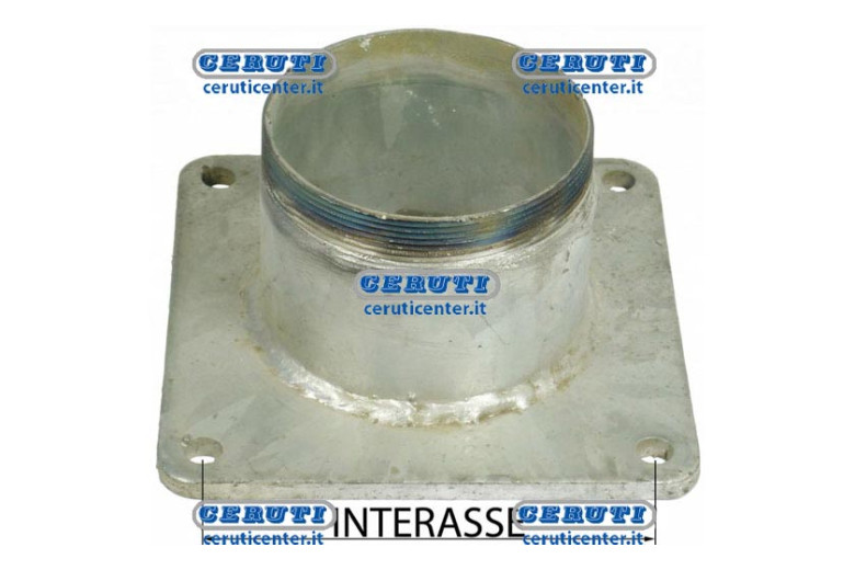 Galvanized Threaded Stubpipe With Flange