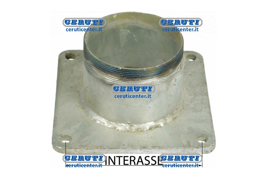 Galvanized Threaded Stubpipe With Flange