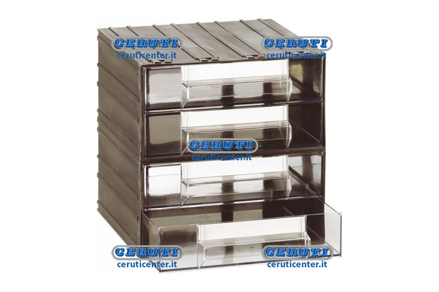 Casiers Par Elements 4 Tiroirs L 212 - P 198 - H 48 Mm