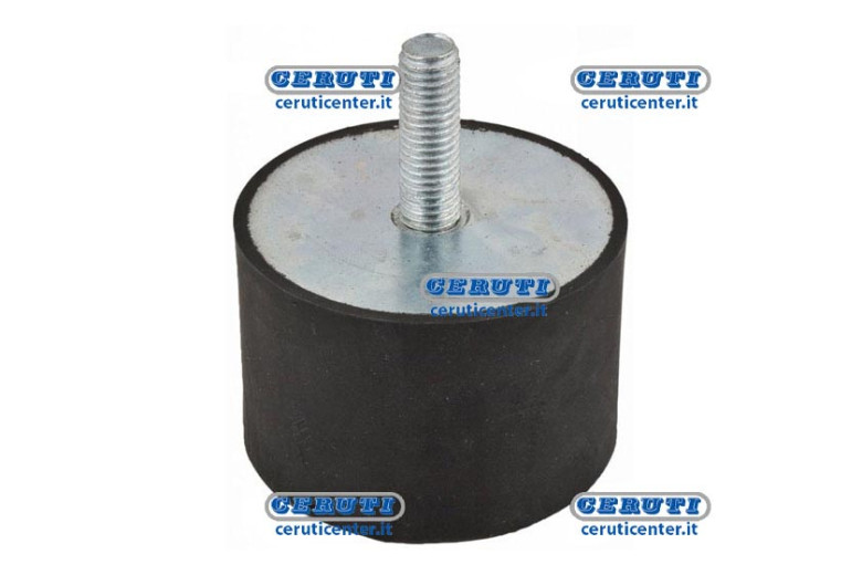 Heurtoir Cilyndrique Ø A 75 Mm Filet M12 X 37