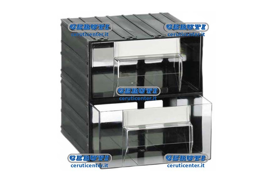 Cajones Componibles 2 Cajones L 212 - P 198 - H 103 Mm