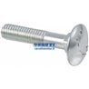 Vis À Tête Ronde Avec Carré Sous La Tête Filet M8X22 L 35 Mm