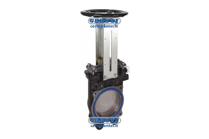 Cast-Iron Gate Valve With Stainless Steel Knife And Pn10 Flask - Riv121