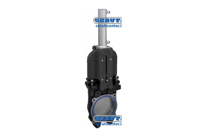 Stem Gate Valve With Two Flanges And Hydraulic Double-Effect Cylinder - Riv124