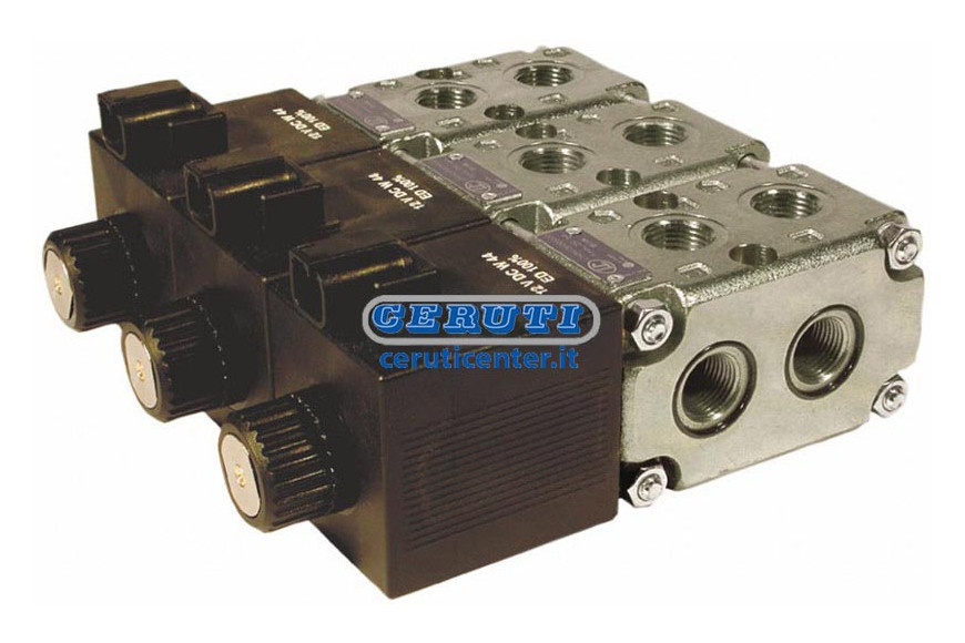 6 Way Diverter Valves For Flanges - Vs 241/F - 3/8" - 24 V