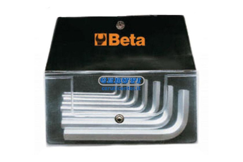 Set Of Offset Key Wrenches, Chrome-Plated Comprising 10 Pcs
