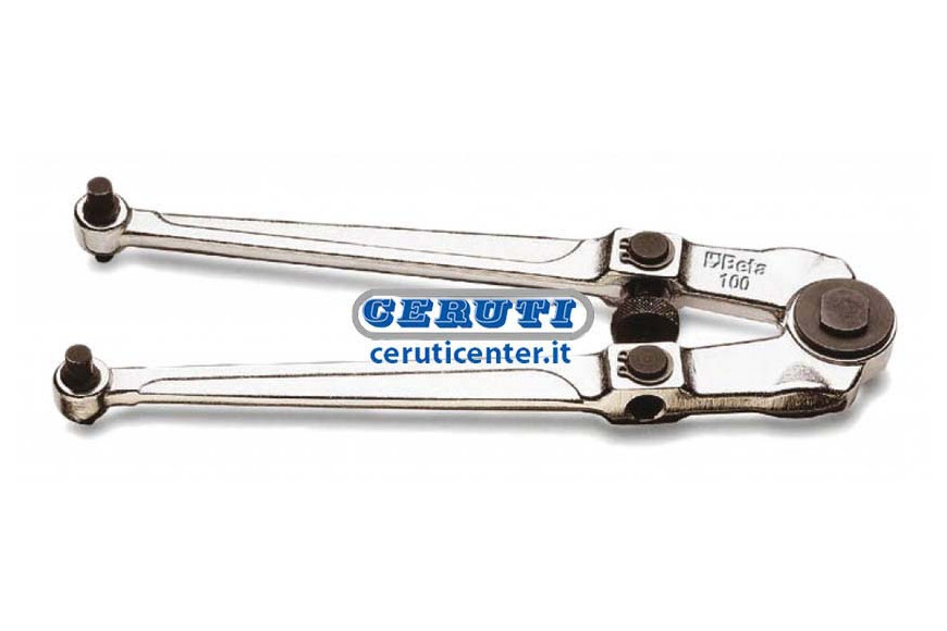 Adjustable Face Pin Spanner Wrench With Round Pins