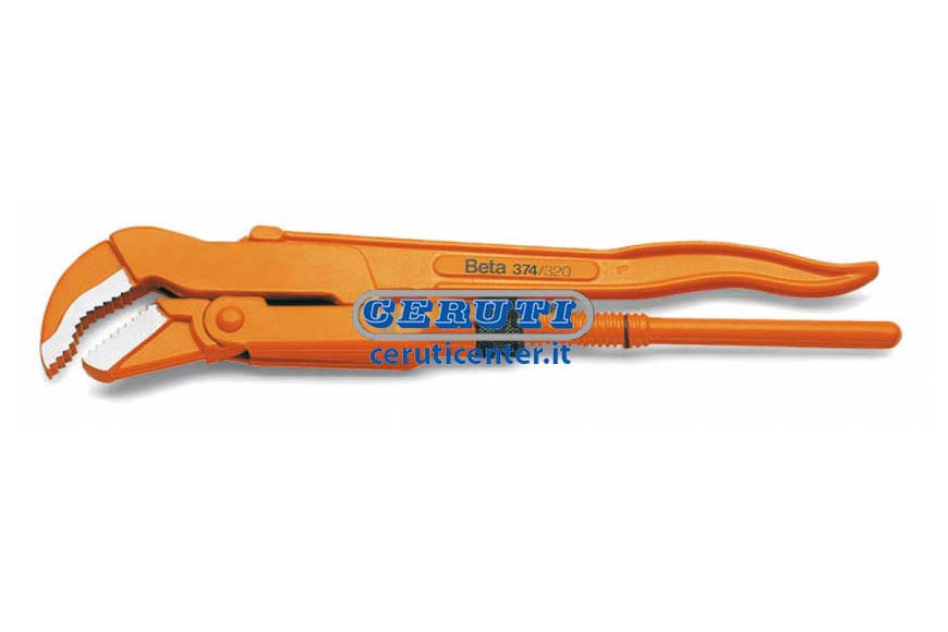 Pipe Wrenches, Swedish Model, 45° Slim Jaws