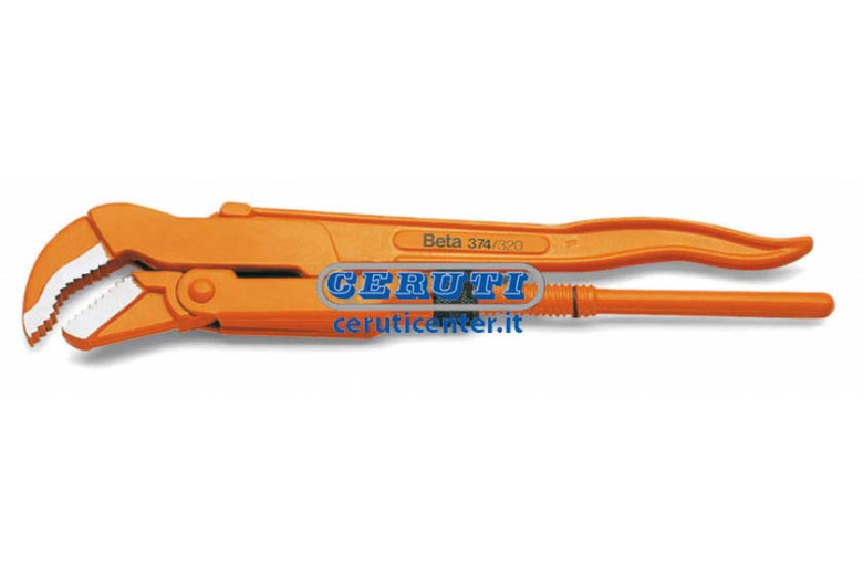 Pipe Wrenches, Swedish Model, 45° Slim Jaws