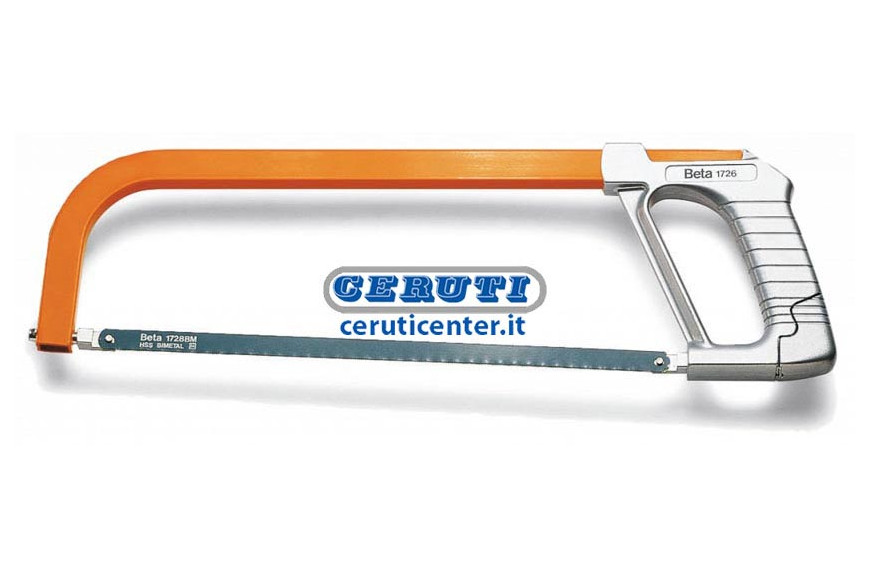 Hacksaw With Blade Tensioning System Built Into Frame