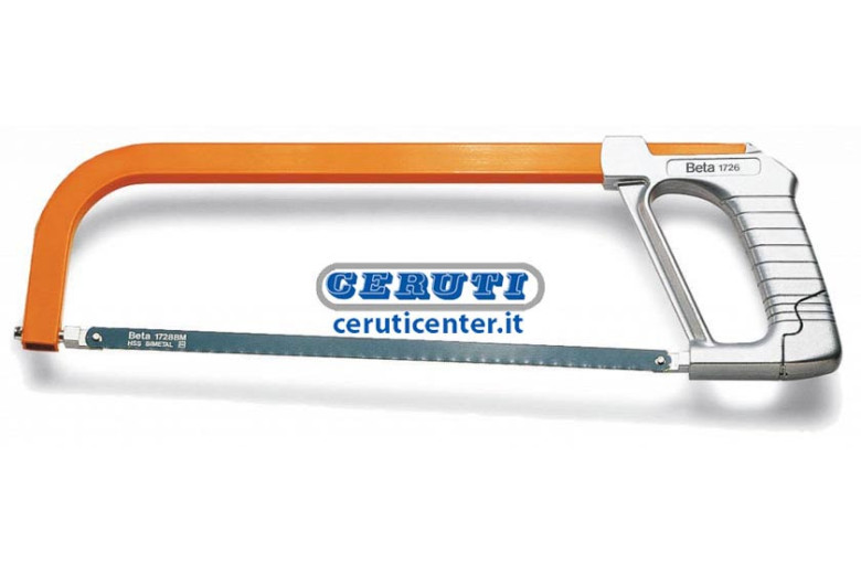 Hacksaw With Blade Tensioning System Built Into Frame
