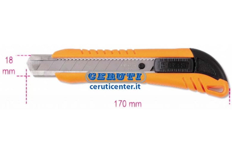 Cutter 18Mm Livré Avec 3 Lames Pièces