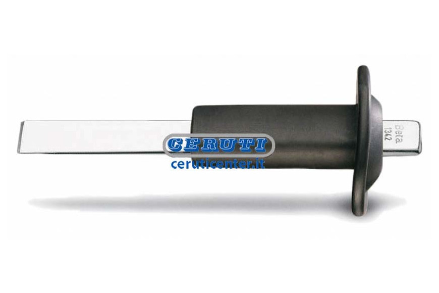 Extra-Flat Chisel With Streight Cutter And Hand-Guard