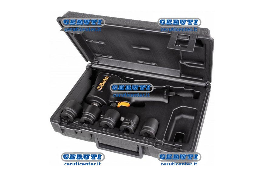 Case With Reversible Screw Gun And 4 Bushings, Long Type
