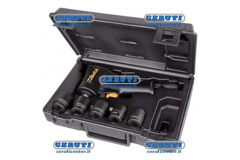 Case With Reversible Screw Gun And 4 Bushings, Long Type
