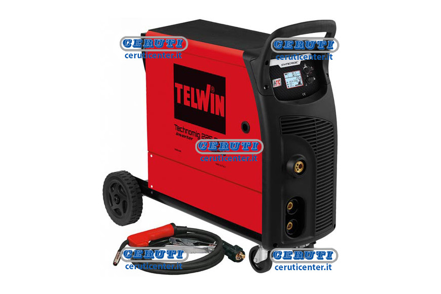 SaLDAtrice A Filo Technomig 225 - Saldatrice A Filo Mig-Mag/Flux/Brazing/Mma/Tig Dc-Lift - Technomig 225 Dual Synergic