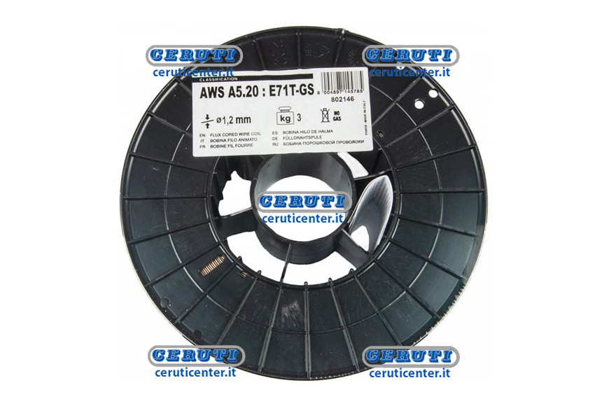Bobina 3 Kg Di Filo Animato Diametro Filo 1,2 Mm