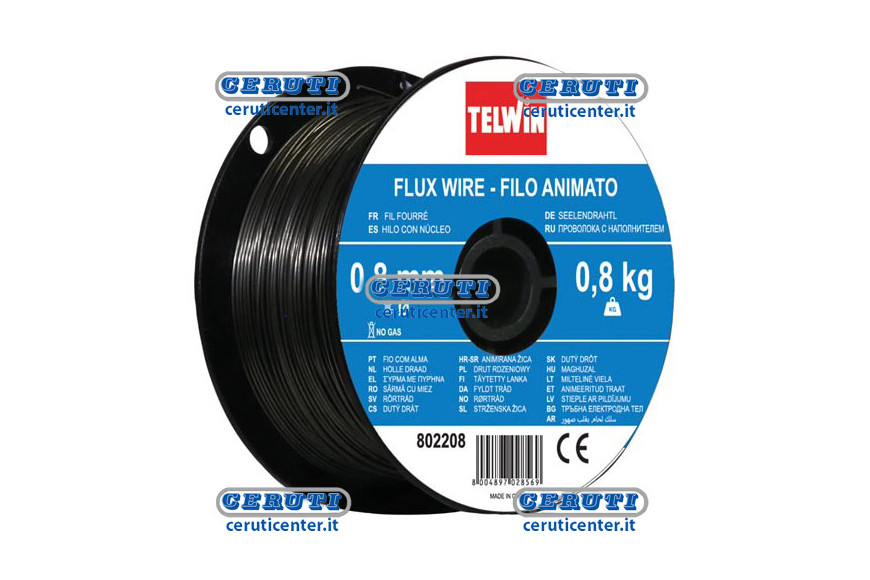 Bobina 0,8 Kg Di Filo Animato Diametro Filo 0,8 Mm