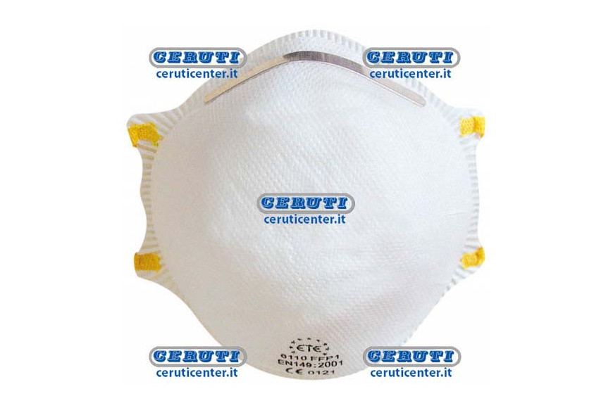 Facial Filter Masks For Non Toxic Air-Borne Solids And Liquids Protection Class Ffp1