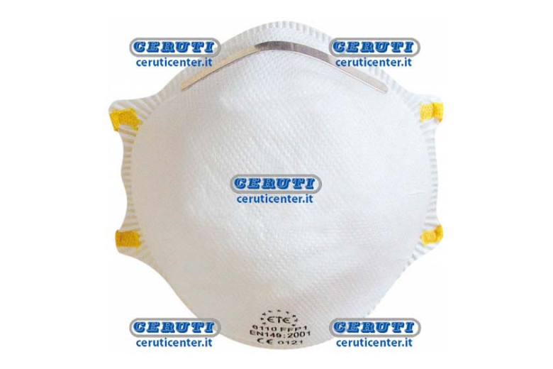 Facial Filter Masks For Non Toxic Air-Borne Solids And Liquids Protection Class Ffp1
