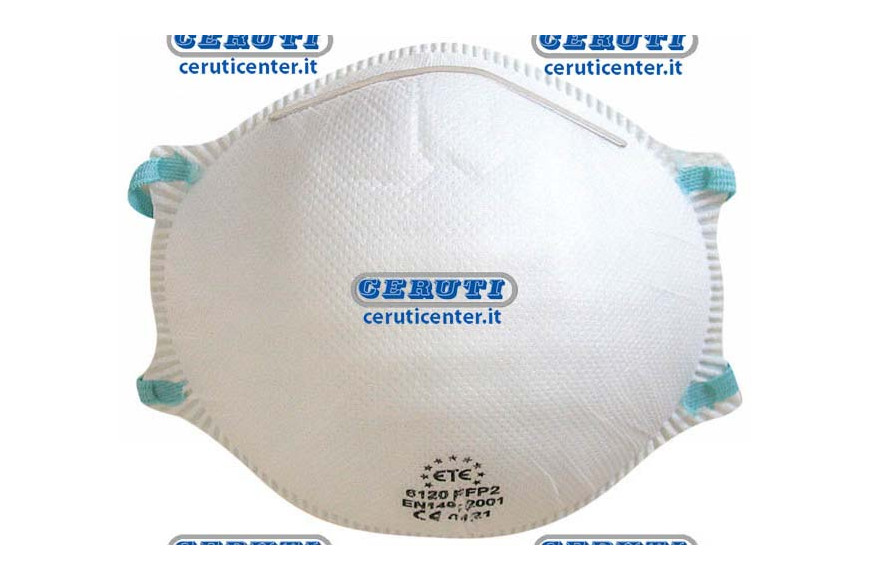 Facial Filter Masks For Low Or Medium Toxicity Dusts, Mists And Fumes Protection Class Ffp2
