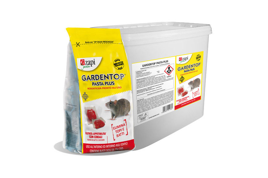 Garden Top Plus-Eimer 5 kg - Bait Rodenticide - 8005831011364