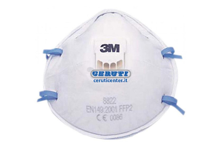 Facial Filter Masks With Valve For Low Or Medium Toxicity Dusts, Mists And Fumes Protection Class Ffp2