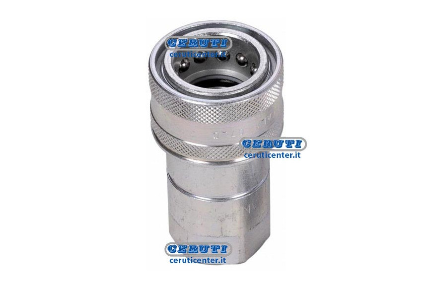 Coupler Rapide Femelle A Clapet - Interchangeable Iso Série Nv Raccord 1/2" Gas