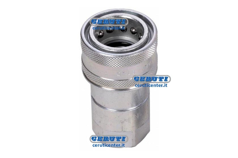 Quick Female Coupling Valve Type - Iso Interchangeable Series Nv Coupling 1/2" Gas