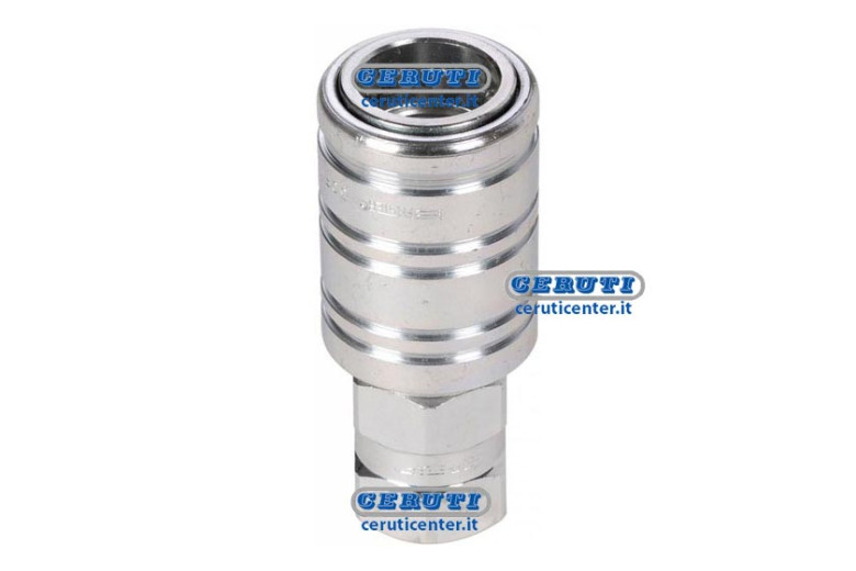 Quick Female Couplings Push-Pull Valve Type Under Pressure Type Faster - 3Cpv Series 3Cpv Coupling 1/2" Gas