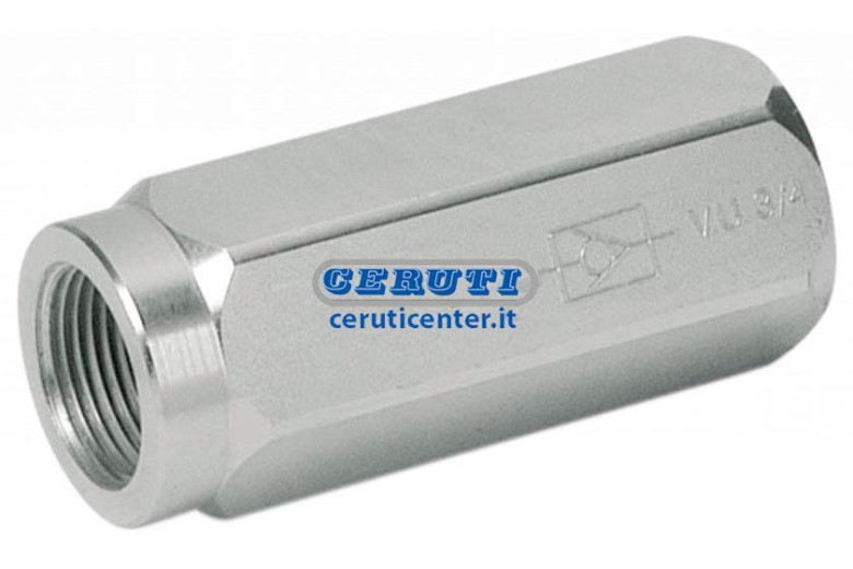 Valvula Antiretorno Con Bola Acoplamientos 1/4" Gas