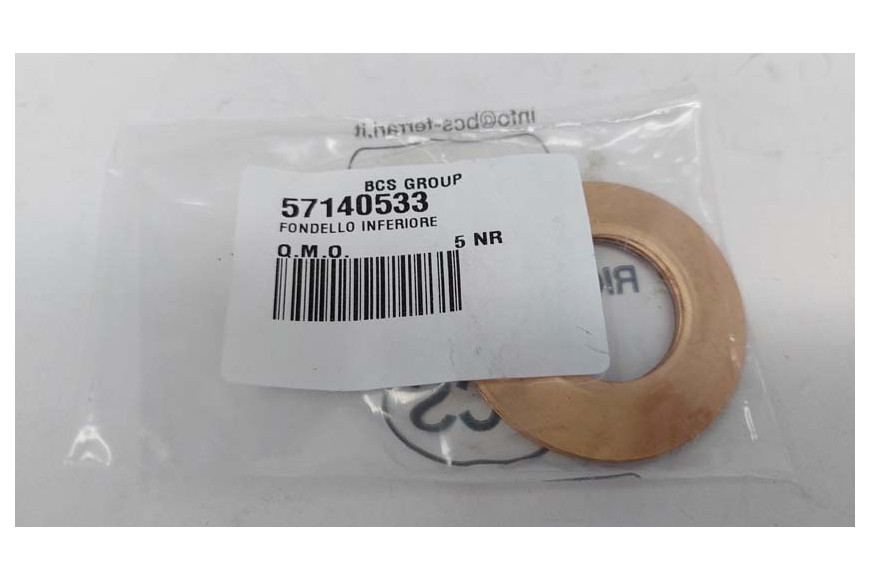 Fondello - Originale BCS - 57140533 - sostituisce - 57148511