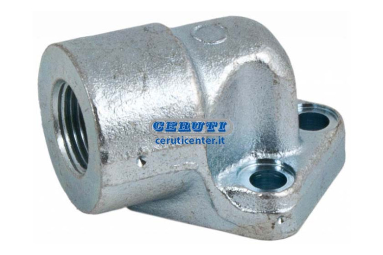 Flangia A 3 Fori Per Pompe Interasse Fori 40 Mm Ø Fori 8,5 Mm Attacco Tubo 3/4" Gas - Flangia Pompa Idr. I.40Mm D.3/4"