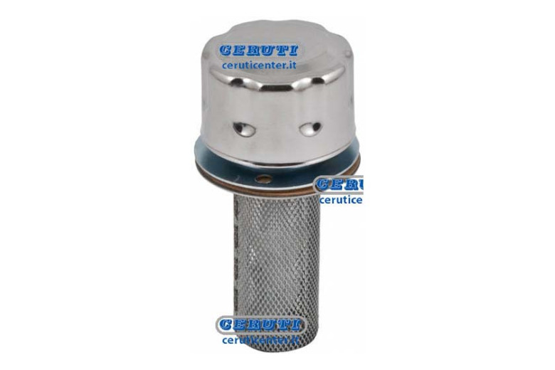 Tappo Riempimento Con Cestello Filtrante In Metallo Flusso Raccolta 250 Dm3/Min