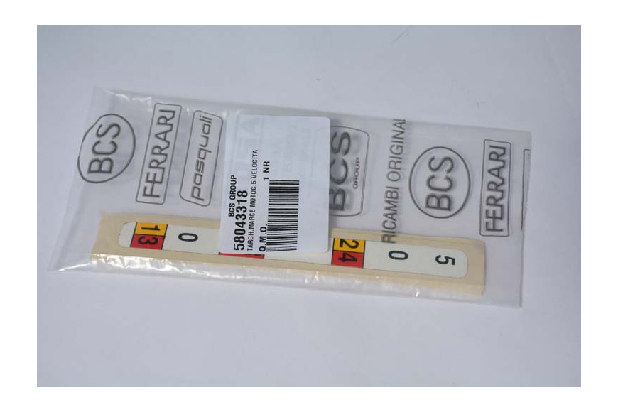 Placa - BCS Original - 58043318