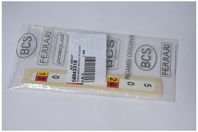 Placa - BCS Original - 58043318