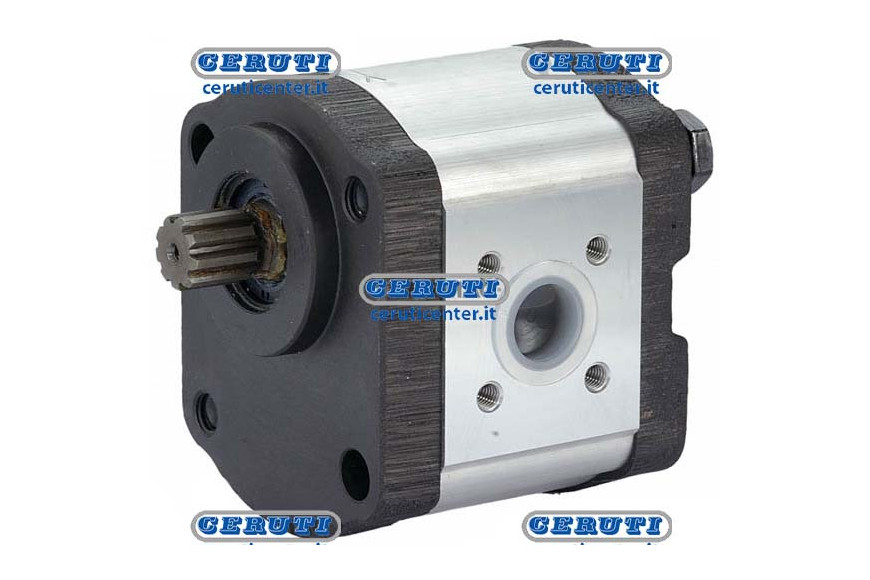 Gear Pumps - Group 2 - With Flang Ø 50 - Splined Shaft - 16 Cm3, Left Shaft 17X14 - Z.9 Swept Volume 16 Cc Rotation Left