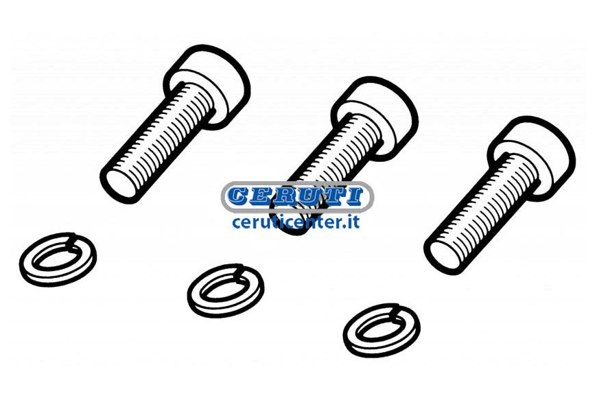 Flanges Screws Thread M8 Length 25 Mm