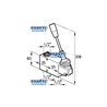 Hydraulic Breaking Valve, With Lever For Trailers