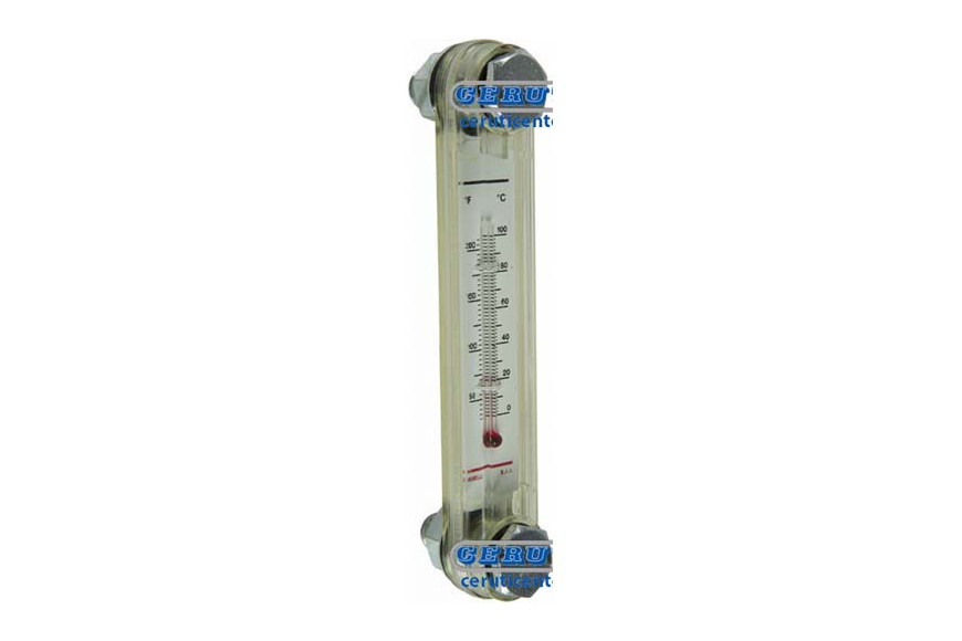 Level Gauge With Thermometer - Nylon A 153 Mm