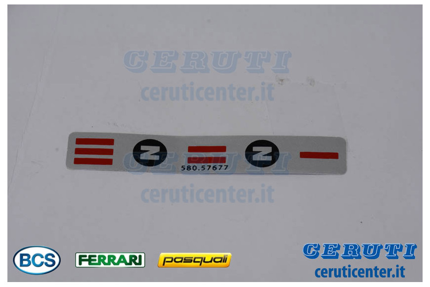 Decal - BCS genuine - 58057677