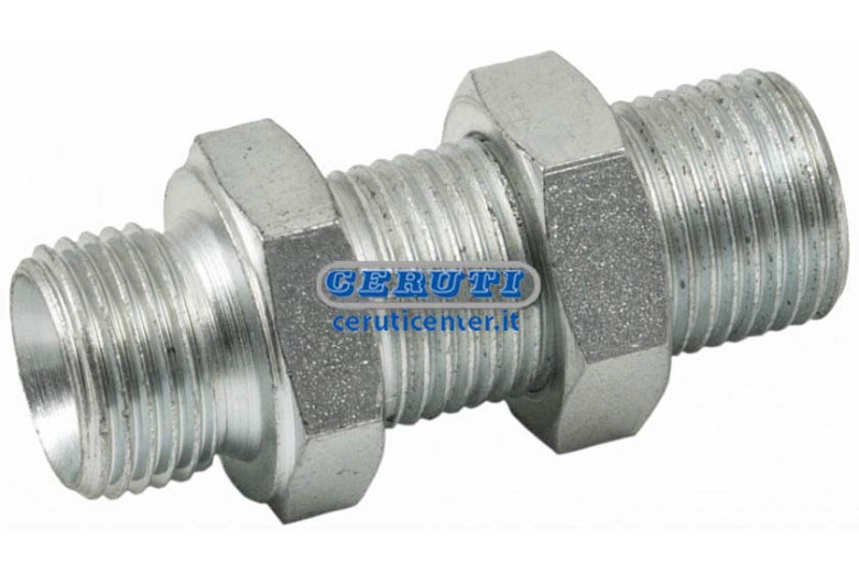 Nipples 3/8"Passaparete (5Pz) - Nipples Passaparete Con Controdado Filetto - A 3/8" Inch